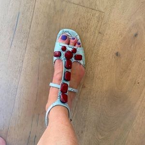 Stunning Prada sandal. Sz 38.5